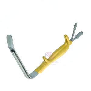 Retractor de Fibra Óptica Manual Premium, Instrumento Quirúrgico de Acero Inoxidable, Acabado Duradero de Alta Precisión, Grado Quirúrgico - Product Image 4