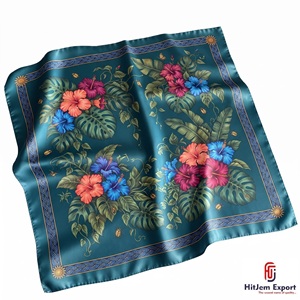Pañuelo Cuadrado de Moda con Estampado Digital Personalizado, Tela Ligera, Accesorios Elegantes de Alta Calidad, Fabricante Mayorista OEM ODM - Product Image 6