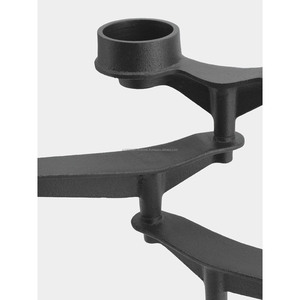 Candélabre moderne bleu en métal 4 branches, en fonte durable, design élégant à multiples bras, finition thermolaquée pour la décoration intérieure et les événements - Product Image 3