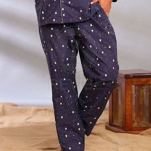 Pijama de Verano para Hombre, Cintura Elástica, 100% Algodón, Ecológico, Transpirable y Cómodo - Product Image 5