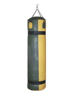 Saco de Boxeo PROFIT SPORTS Verde y Amarillo de PU con Relleno de Arena para Adultos, Diseño Duradero, Saco de Boxeo Colgante - Product Image 4