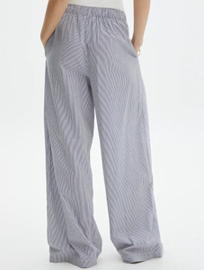 Pantalon palazzo élégant pour femme, coupe large, taille haute, décontracté, léger et respirant, idéal pour le bureau et les occasions décontractées - Product Image 5