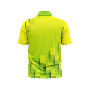 Uniformes de críquet para hombre, 100% poliéster, impresión por sublimación personalizada, ropa deportiva de manga corta, camisetas de críquet tipo polo en venta. - Product Image 2