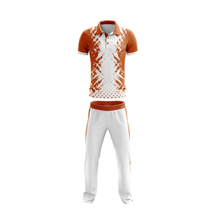 Maillot de sport unisexe en polyester à motif uni, personnalisable, pour uniformes de cricket, avec design de manches et col imprimés sur mesure - Fournisseur OEM - Product Image 1