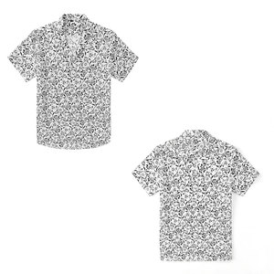 เสื้อเชิ้ตผู้ชายลำลองลายพิมพ์สำหรับฤดูร้อน แขนสั้น ปกคอเสื้อแบบพับได้ ดีไซน์สั่งทำพิเศษ - Product Image 4