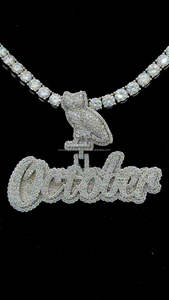 จี้เงิน925สุดสร้างสรรค์พร้อมเพชรโมอิสเย็นที่ออกแบบได้ตามต้องการจี้นกฮูกรูปสัตว์สำหรับเครื่องประดับฮิปฮอปแร็ปเปอร์ - Product Image 3