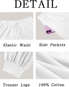 Pantalons baggy à la mode pour hommes, coupe large, en coton, vêtements streetwear - Product Image 6