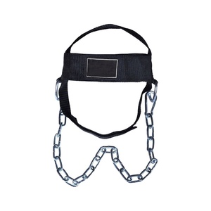 Nylon <b>Weight</b> Lifting Head Harness Best Quality Neck Training Head Harness With Chain <b>Weight</b> Lifting Chain & Head Neck Exerciser - Product Image 6