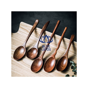 AVAILABLE Wholesale Sustainable Wooden Teaspoon 5.8 Inch Small Spoons for Honey <b>Jam</b> Condiments Hand Wash Only Kitchen Utensils - Product Image 4