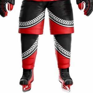 Jersey de Hockey sobre Hielo Canadiense Personalizado al por Mayor, con Relieve Twill, 100% Poliéster, Antibacterial, de Secado Rápido y Transpirable - Product Image 4