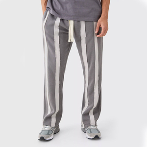 Pantalones Jogger de Pierna Ancha Extra para Hombre, Fabricados en Pakistán, Tejido Interlock Resistente, Pantalones Deportivos Básicos Cálidos de Primera Calidad - Product Image 4