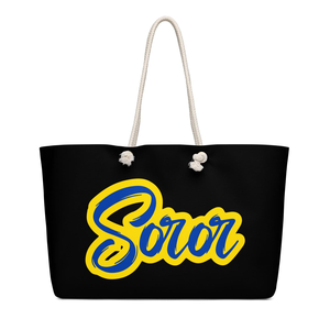 Sigma Gamma Rho Weekender <b>Bag</b> SGRHO Soror Pretty Poodles Black Travel Tote <b>Large</b> Capacity Overnight Gift <b>Beach</b> <b>Bag</b> Custom - Product Image 2