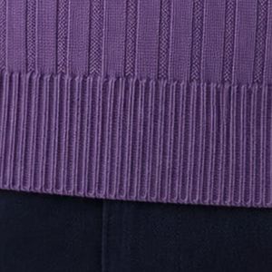 Pull polo côtelé en maille lavande à manches longues, col boutonné, décontracté, doux et chaud pour homme, personnalisable avec logo, qualité supérieure - Product Image 3