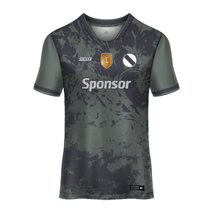 T-shirt sportif pour homme à manches courtes et col en V avec impression par sublimation, respirant, coupe classique, prix de gros - Product Image 6