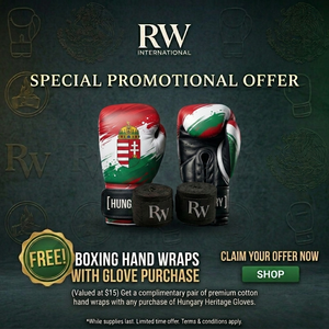 Gants de boxe en cuir avec lacets, drapeau hongrois, impression par sublimation, équipement d'entraînement et de sparring pour adultes - Product Image 2