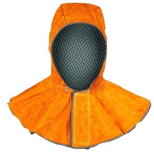 Housse de protection en cuir sur mesure pour casque de soudage, écologique, coupe ample, respirante, couvrant le cou et les épaules, prix abordables pour la vente en ligne - Product Image 1