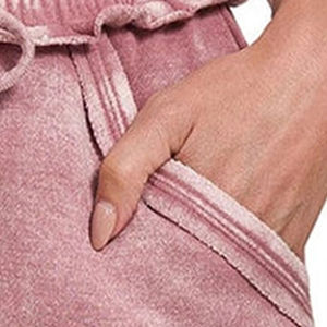 Shorts amples vintage délavés à l'acide pour femmes, shorts personnalisés en coton décontractés pour femmes, pantalons de survêtement imprimés numériquement pour hommes - Product Image 3