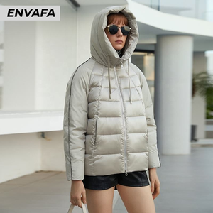 Wholesale Hooded Winter <b>Coat</b> Women Outwear Trend Jacket Short <b>Parkas</b> Padded Casual Fashion <b>Waterproof</b> Eco-Friendly High Quality - Product Image 4