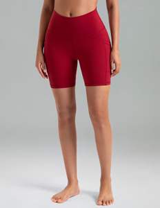 Pantalones cortos de yoga con spandex flexible para mujer - Product Image 2