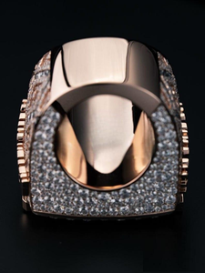 Bague Moissanite Iced Out de Luxe Hip Hop pour Homme, Bijou Tendance - Product Image 3
