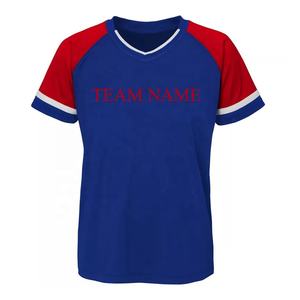 Uniforme de baseball et de softball personnalisé avec nom et numéro, uniformes de sport sublimés, vêtements d'équipe de baseball, maillots de baseball à col en V - Product Image 4