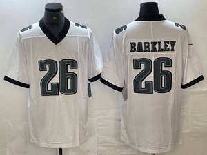 Jersey Sepak Bola Amerika Philadelphia 2026 Baru Saquon Barkley # 26 Midnight Green White Black Game Day Team Summer Printed - Product Image 4