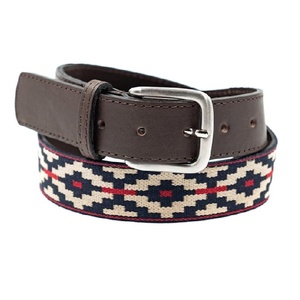 Ceintures tressées en cuir véritable de haute qualité pour hommes, ceinture tissée personnalisée avec logo pour hommes - Product Image 1