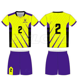 New Design High Quality Quick Dry Soccer Team Uniform Wholesale Breathable Soccer Team Uniform - Product Image 2