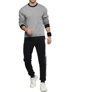 เสื้อสเวตเชิ้ตสตรีทแวร์ลำลองราคาส่ง ผ้าฝ้าย 100% แบบเรียบ สไตล์สวมหัว สำหรับผู้ใหญ่ - Product Image 1