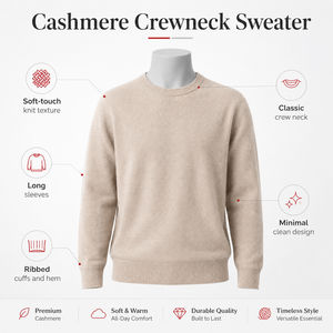 Nouveau design – Pull en cachemire respirant personnalisé avec logo, col rond classique, pour homme, séchage rapide, idéal pour l'hiver – Vente en gros - Product Image 6