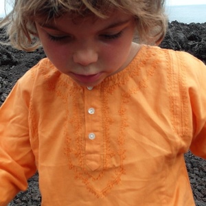 Vêtements d'été en coton smocké pour fille, tenue décontractée, pour femme, Mini Frock, rose, avec jolie broderie de bourgeon de rose - Product Image 5