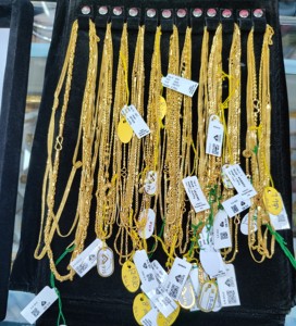 22K Solid Gold Chain Assorted Link Designs Unisex Luxury Wedding Engagement Party <b>Gift</b> Body Jewelry BIS Certified - Product Image 3