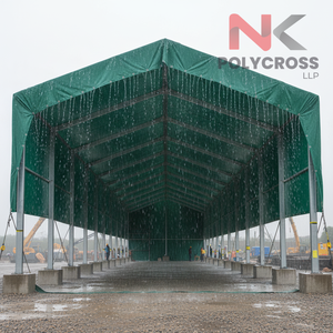 Bâche en PE extra large XXL en rouleau, imperméable, pour la protection industrielle des camions, des toitures et des équipements de grande taille - Product Image 5