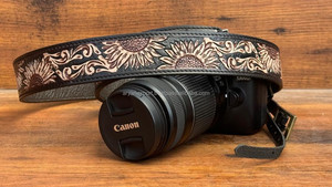 Courroie d'épaule pour appareil photo large et réglable universelle Ceintures pour appareil photo en cuir véritable pour appareils photo reflex numériques Nikon Canon Accessoires - Product Image 3