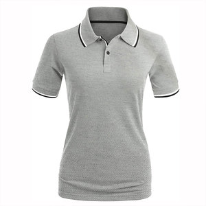 Polo pour femme à séchage rapide, logo personnalisé, manches courtes, respirant, piqué, pour le golf, vêtements de sport, uniforme de travail, vente en gros pour femmes - Product Image 4