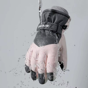 Mitaines et gants de ski personnalisés imperméables, paume en cuir, haute qualité, Pakistan, pour homme, randonnée, sport, ski. - Product Image 6