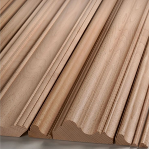 Premium Solid Wood Wall Trim Custom Baseboard and <b>Ceiling</b> Moulding Decorative Wood Trim for Modern Interior Spaces - Product Image 1