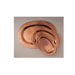 Bandeja de servir de cobre con forma de corazón, romántica, para organizar la cena, servir bocadillos y postres, a buen precio. - Product Image 3