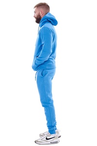 <b>Plain</b> <b>Tracksuit</b> Fleece Ribbed Cuff Sweatshirts Embroidery <b>Plain</b> Color Long Sleeve Custom Made Men's <b>Tracksuits</b> - Product Image 5