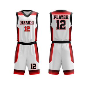 Conjunto de Uniforme de Baloncesto Stars, Blanco, Azul y Rojo, Impresión por Sublimación, Poliéster Transpirable, Ropa Deportiva Unisex para Adultos - Product Image 3