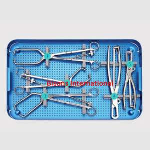 BISONS - Juego de Placas de Reconstrucción Pélvica Manual de Acero Inoxidable al por Mayor, Kit de Instrumentos Quirúrgicos Ortopédicos para Fijación Pélvica - Product Image 2