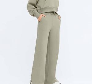 Pantalon de survêtement large à effet délavé personnalisé pour les marques de mode de luxe, pantalon de survêtement personnalisé, pantalon épais, vente en gros - Product Image 4