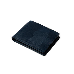 Cartera bifold de cuero genuino para hombre con bloqueo RFID, tarjetero delgado, bolsillo para efectivo, estilo minimalista de negocios, regalo para él. - Product Image 1