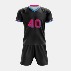 Elegante Conjunto de Uniforme de Lacrosse Azul Marino, Jersey y Pantalones Cortos Sublimados Personalizados, Ropa Deportiva de Equipo que Absorbe la Humedad - Product Image 2