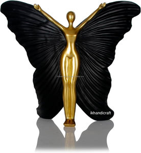 Sculptures humaines en aluminium Art Déco, accessoires de décoration de table de Noël fantaisistes pour la décoration de fête, directement de l'usine en Inde - Product Image 5