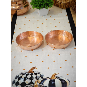 Ensemble de bols en cuivre de qualité supérieure, faits à la main, design classique pour fruits et légumes, bol brillant, prix raisonnable, assiette à soupe - Product Image 5