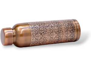 Antique Copper Water <b>Bottle</b> With LID Best Selling Diamond Hammered <b>Bottle</b> Humans Health Beneficial Drinking Copper <b>Bottle</b> - Product Image 4