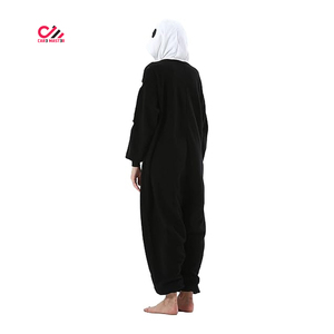CARE MASTER Mono de Dormir de Forro Polar para Mujer, con Capucha, Manga Larga, Color Sólido, Cierre Frontal Completo, Ropa Casual de Otoño - Product Image 2