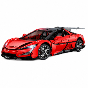 Voiture de sport super échelle 1:8, blocs de construction, EV U9, télécommande 2,4 GHz, briques en plastique ABS, jouet RC, jouet électronique, cadeau C64011 - Product Image 1