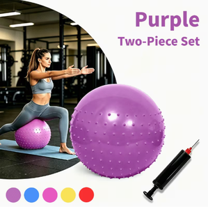 Ballon de yoga rond en PVC rose HAWK SPORTS INDUSTRIES, 4,9 pouces, antidérapant, pour exercices de fitness, pompe incluse, surface lisse, logo personnalisé pour adultes - Product Image 4